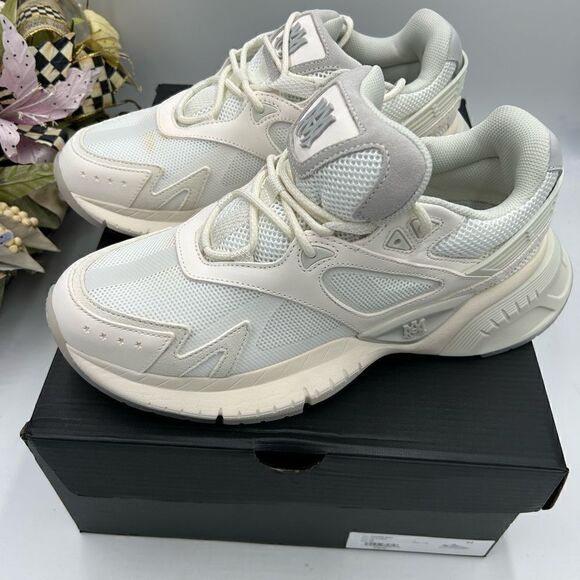 Men’s Amiri leather/mesh sneakers size 11 - Picture 4 of 12